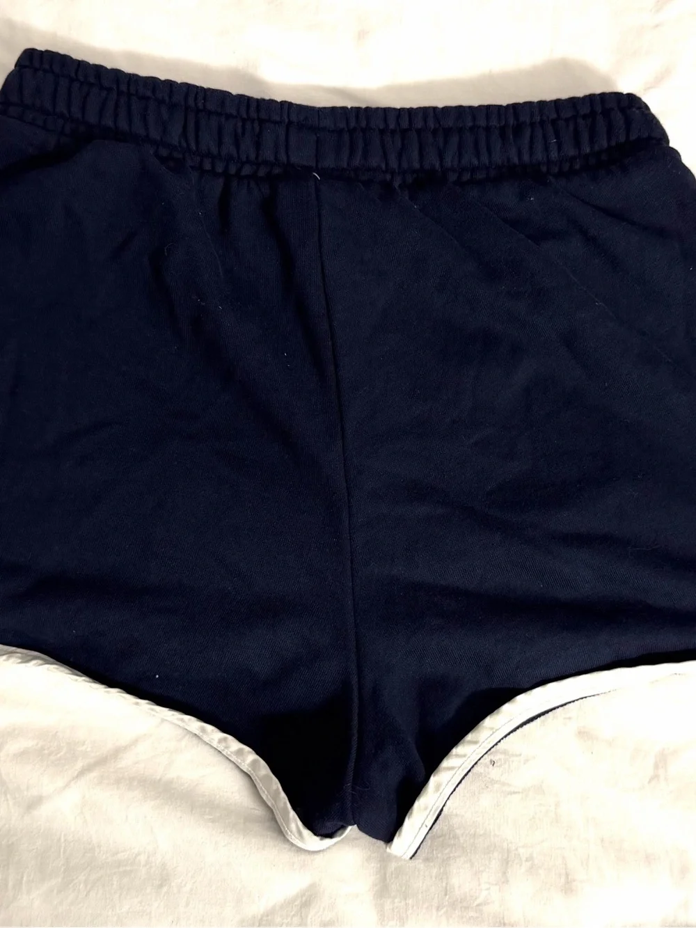 GAP Navy Athletic Shorts with White Piping Kids XXL
